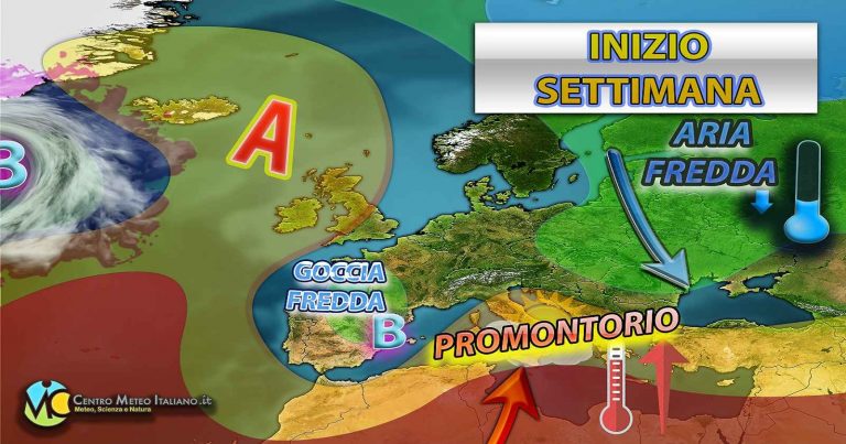 Meteo Italia – Temporanea fase più stabile tra weekend ed inizio settimana, poi torna il maltempo con piogge e temporali Meteo Italia – Temporanea fase più stabile tra weekend ed inizio settimana, poi torna il maltempo con piogge e temporali