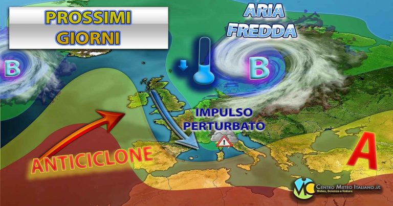 Meteo Italia – Nuova ondata di maltempo con piogge e temporali, maggiore stabilità attesa dal weekend Meteo Italia – Nuova ondata di maltempo con piogge e temporali, maggiore stabilità attesa dal weekend