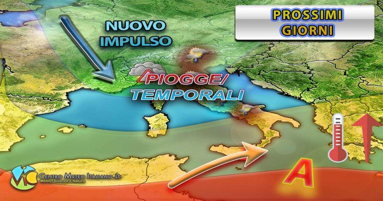 Meteo – Serie di perturbazioni in arrivo in Italia nei prossimi giorni, l’Estate può attendere: i dettagli Meteo – Serie di perturbazioni in arrivo in Italia nei prossimi giorni, l’Estate può attendere: i dettagli