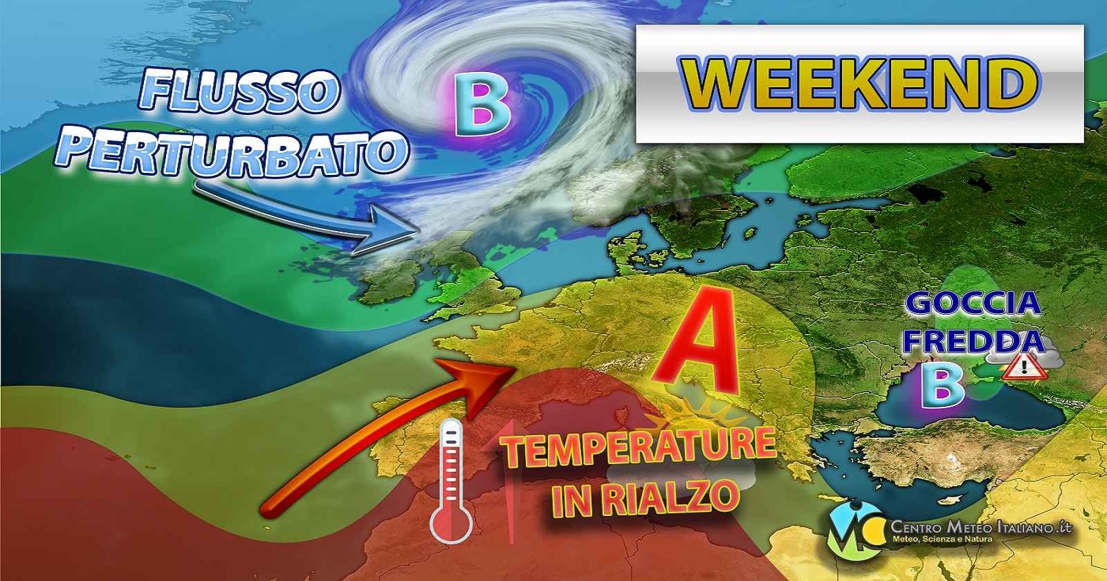 Alta pressione in espansione nel weekend
