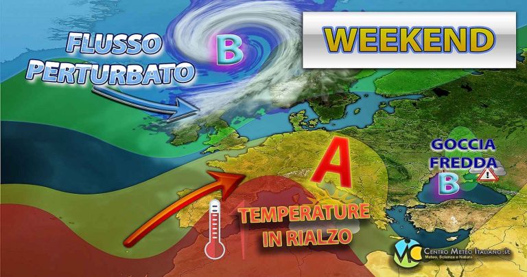 Meteo – L’Alta pressione prende il sopravvento nel Weekend, con stabilità dominante e temperature in aumento Meteo – L’Alta pressione prende il sopravvento nel Weekend, con stabilità dominante e temperature in aumento