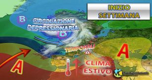 Meteo - Flusso perturbato più basso per il 2 Giugno, con tanta stabilità, ma anche possibili nubifragi: ecco dove
