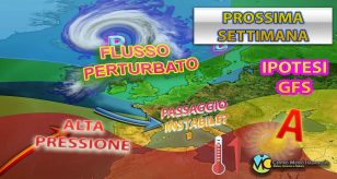 Meteo - L'Anticiclone perde colpi la prossima settimana, con possibile cavo perturbato in affondo: i dettagli