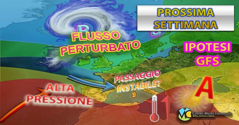 Meteo – Maltempo all’arrembaggio nei prossimi giorni, possibili piogge e temporali anche violenti: i dettagli