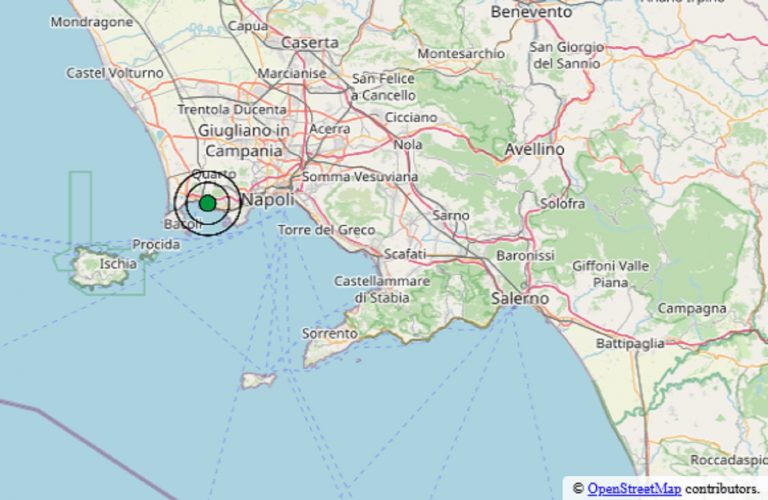Scossa di terremoto avvertita ai Campi Flegrei oggi, 6 giugno 2025: epicentro, magnitudo e dati Ingv