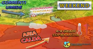 Meteo - Qualche nota di maltempo torna a infestare l'Italia nel Weekend, in un contesto stabile: i dettagli