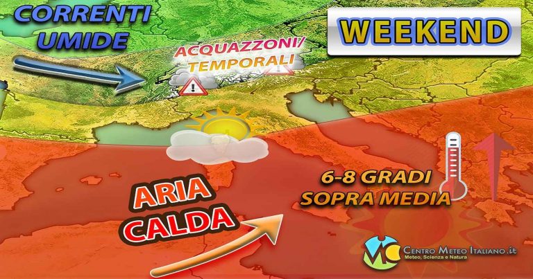 Meteo – Qualche nota di maltempo torna a infestare l’Italia nel Weekend, in un contesto stabile: i dettagli