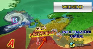 Meteo - Circolazione ancora instabile nel Weekend in Italia con qualche temporale insistente: i dettagli
