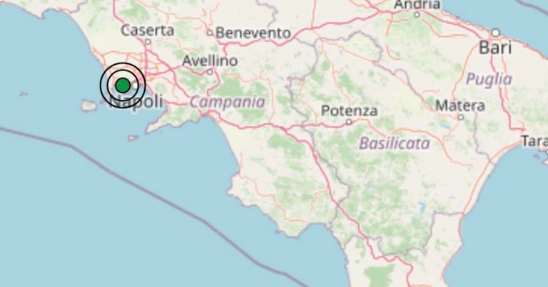 Terremoto oggi in Campania, giovedì 3 luglio 2025: scossa M 2.6 ai Campi Flegrei. I dati ufficiali Ingv