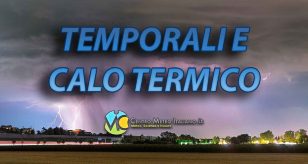 Meteo Italia - ancora temporali con calo delle temperature