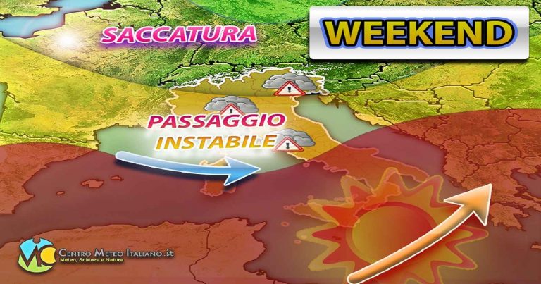 Meteo – Nuovo attacco di maltempo in arrivo nel Weekend, con temporali e possibili nubifragi e grandinate: i dettagli Meteo – Nuovo attacco di maltempo in arrivo nel Weekend, con temporali e possibili nubifragi e grandinate: i dettagli