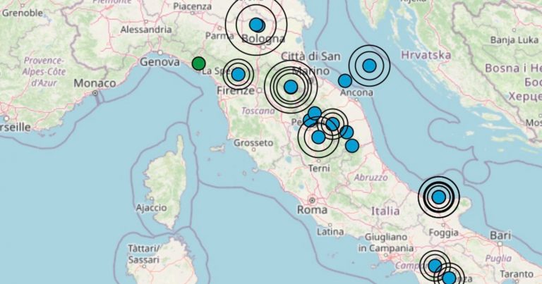 Terremoto in Italia oggi, lunedì 14 luglio 2025: le scosse di giornata | Dati INGV