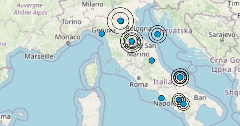 Terremoto in Italia oggi, mercoledì 16 luglio 2025: le scosse di giornata | Dati INGV Terremoto in Italia oggi, mercoledì 16 luglio 2025: le scosse di giornata | Dati INGV