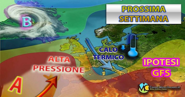 Meteo – Possibile goccia fredda in arrivo per il primo vero e proprio break dell’Estate la settimana prossima: i dettagli Meteo – Possibile goccia fredda in arrivo per il primo vero e proprio break dell’Estate la settimana prossima: i dettagli