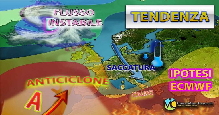 Meteo – Possibile break dell’Estate in vista in terza decade, con temporali e crollo termico: la tendenza