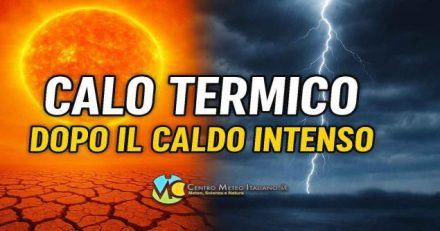 Meteo Italia - dopo il caldo afoso generale rinfrescata