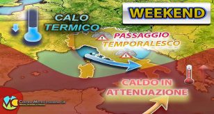 Meteo - Saccatura in affondo nel Weekend con forte peggioramento in arrivo e crollo termico: i dettagli