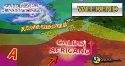 Ondata di caldo al via sul finire della settimana