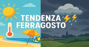 Tendenza meteo per Ferragosto