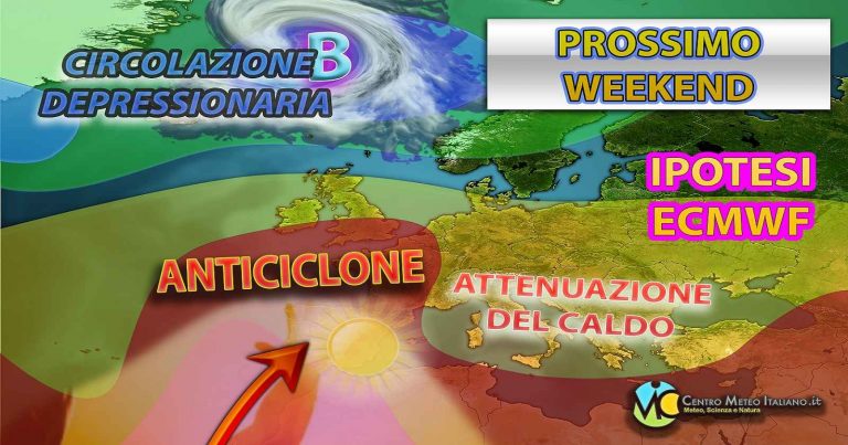 Meteo – Infiltrazioni instabili potranno minare l’Anticiclone sul fianco nel Weekend, con temporali in arrivo: i dettagli