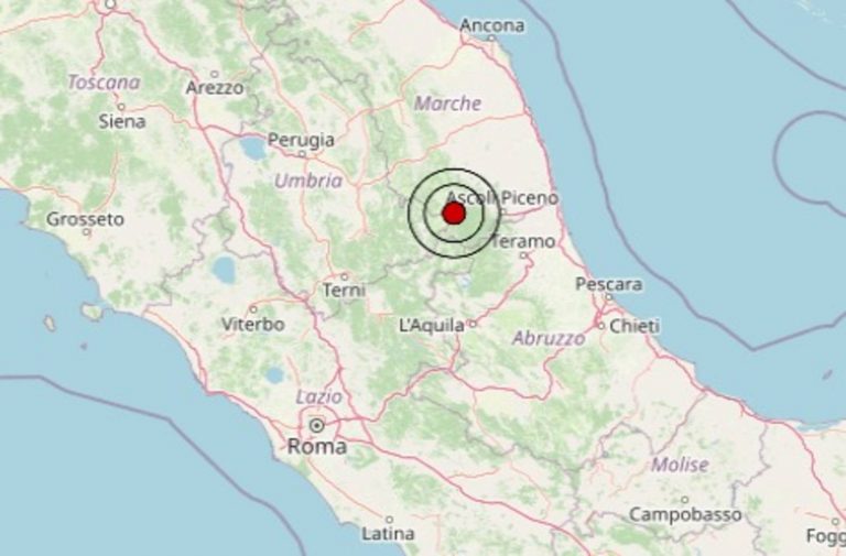 Terremoto Marche oggi, lunedì 18 agosto 2025: scossa M 3.2 in provincia di Ascoli Piceno | Dati INGV Terremoto Marche oggi, lunedì 18 agosto 2025: scossa M 3.2 in provincia di Ascoli Piceno | Dati INGV