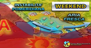 Meteo - Forte maltempo si estende anche al sud nel Weekend, con fenomeni più circoscritti: i dettagli