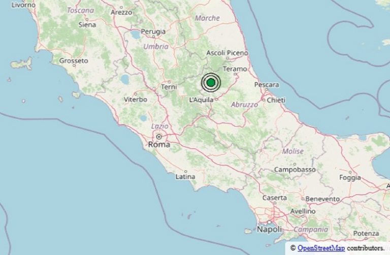 Terremoto oggi Abruzzo, 25 agosto 2025: scossa in provincia dell’Aquila – Dati INGV Terremoto oggi Abruzzo, 25 agosto 2025: scossa in provincia dell’Aquila – Dati INGV