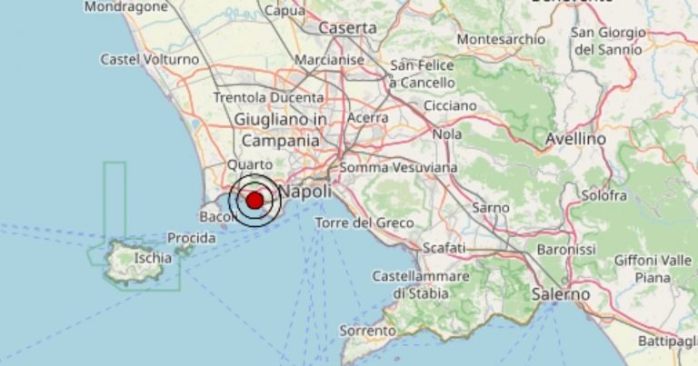 Doppie scosse di terremoto avvertita ai Campi Flegrei, orario, epicentro e dati Ingv Doppie scosse di terremoto avvertita ai Campi Flegrei, orario, epicentro e dati Ingv