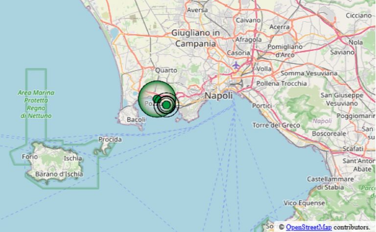 Terremoto oggi in Campania, 1 settembre 2025: scossa M 4.0 ai Campi Flegrei – Dati INGV Terremoto oggi in Campania, 1 settembre 2025: scossa M 4.0 ai Campi Flegrei – Dati INGV