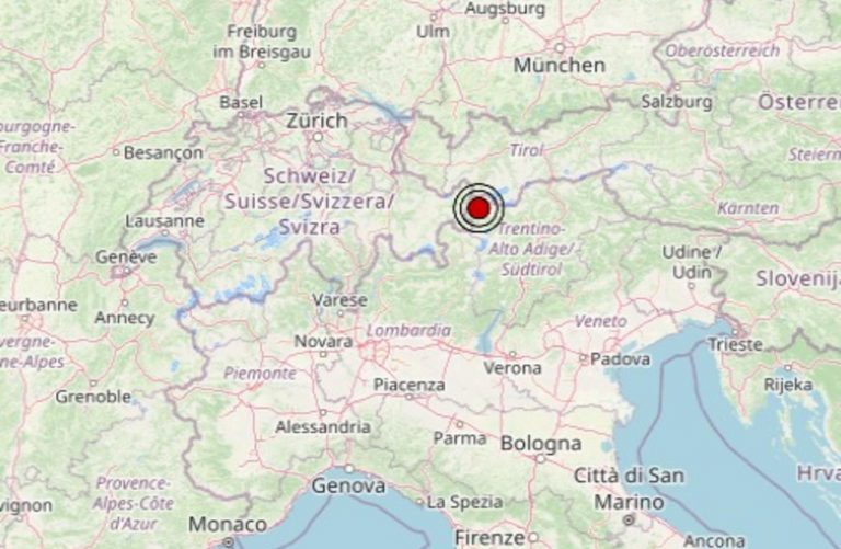 Terremoto oggi in Trentino-Alto Adige, martedì 2 settembre 2025: scossa M 3.6 avvertita in provincia di Bolzano. Epicentro e dati ufficiali INGV Terremoto oggi in Trentino-Alto Adige, martedì 2 settembre 2025: scossa M 3.6 avvertita in provincia di Bolzano. Epicentro e dati ufficiali INGV