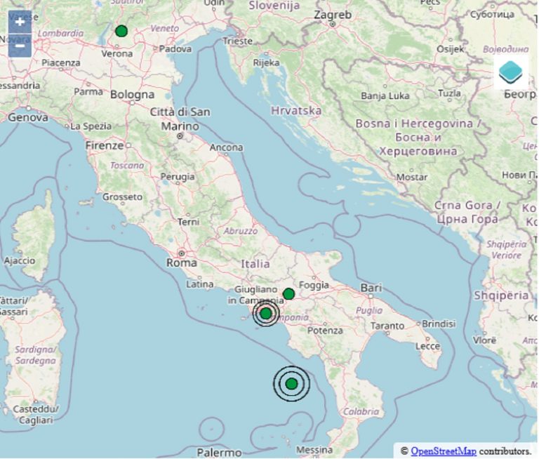Terremoto sabato 13 settembre 2025, le scosse registrate oggi in Italia: epicentri e dati Ingv