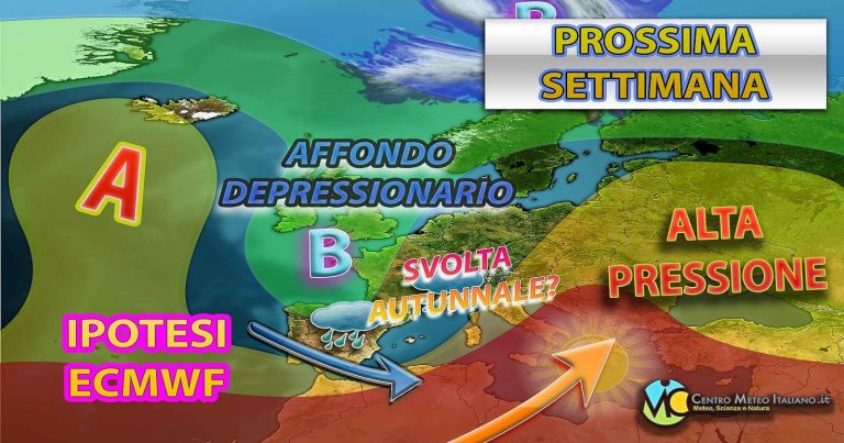 Meteo – Modelli ancora divergenti per la prossima settimana, ma sempre più probabile un affondo perturbato