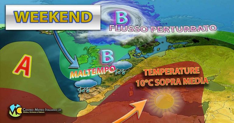 Meteo – Inizio di Weekend stabile e bello in Italia, poi peggiora gradualmente: i dettagli