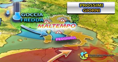 Maltempo e calo termico