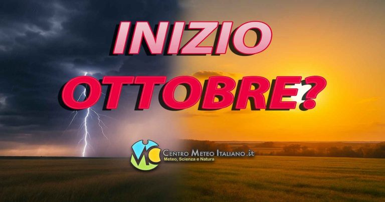 Meteo Italia – inizio di ottobre tra correnti orientali e alta pressione, vediamo gli ultimi aggiornamenti