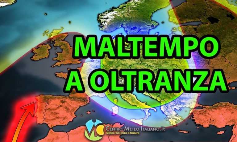 Meteo – Piogge, temporali e nevicate ancora in arrivo in Italia, con possibili grandinate: i dettagli