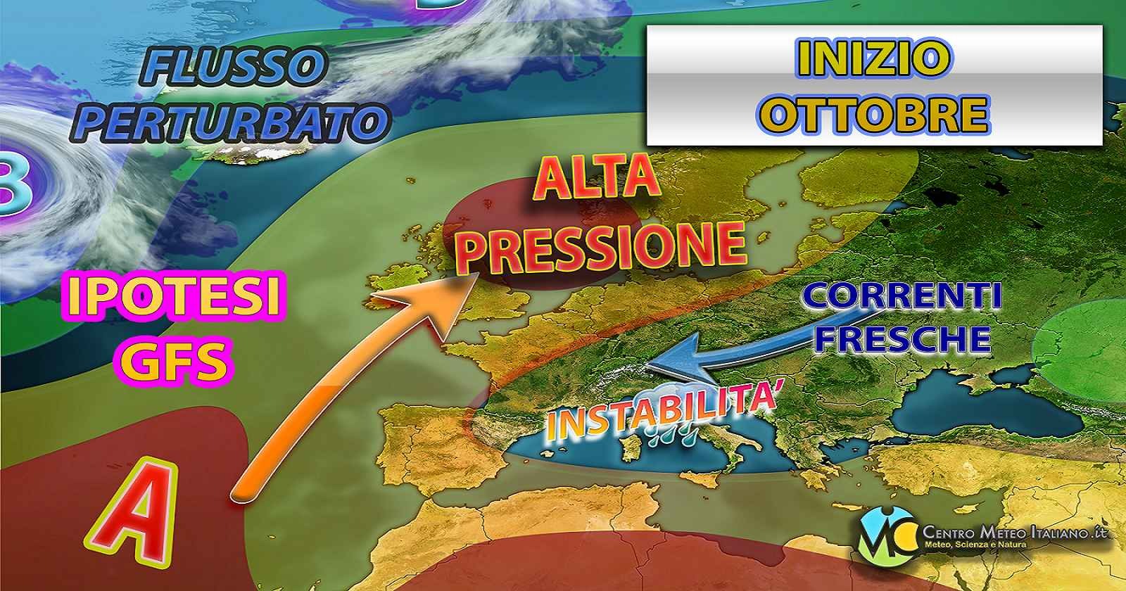 Meteo - Ottobre esordisce con un'incursione fredda fuori stagione, tracollo termico e ritorno del maltempo: i dettagli