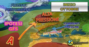 Meteo - Ottobre esordisce con un'incursione fredda fuori stagione, tracollo termico e ritorno del maltempo: i dettagli