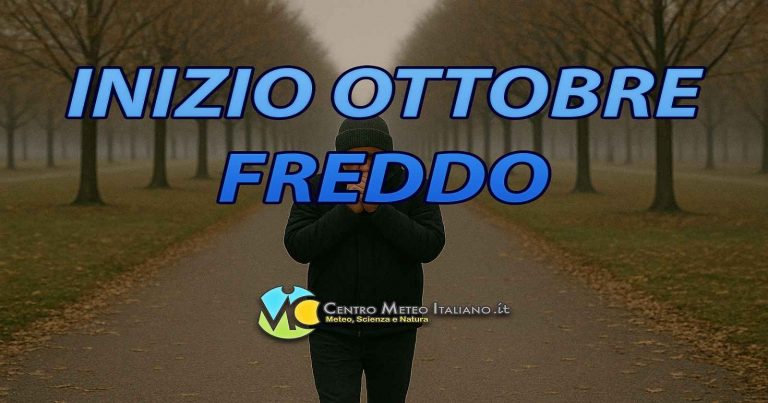 Meteo Italia – imminente calo delle temperature sul Mediterraneo, arrivano anche piogge e temporali