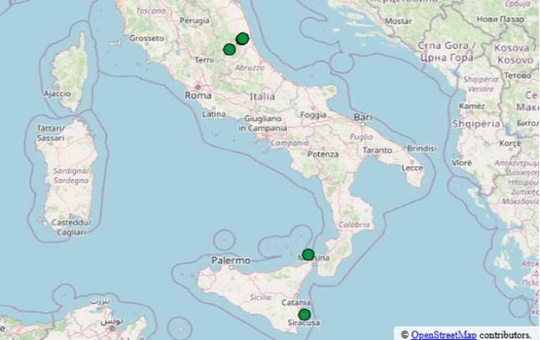 Terremoto Italia oggi, 1 ottobre 2025: le scosse di giornata – Dati Ingv