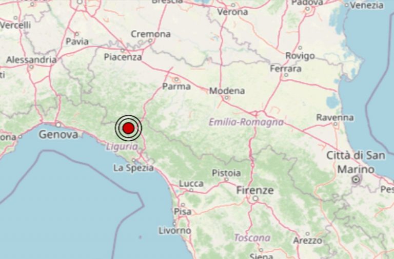 Terremoto oggi in Toscana, 2 ottobre, scossa di magnitudo 2.3 in provincia di Massa Carrara: dati Ingv