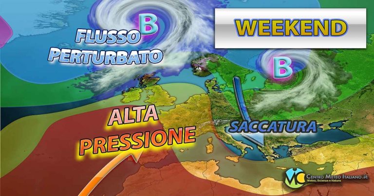 Meteo Italia – Veloce perturbazione con calo termico, poi arriva l’alta pressione