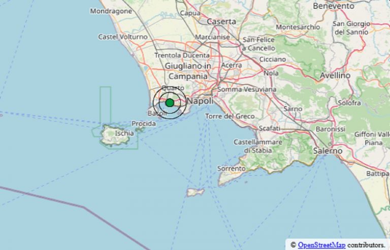 Scossa di terremoto avvertita ai Campi Flegrei oggi, 5 ottobre 2025: epicentro, orario e dati Ingv