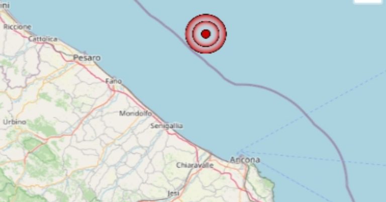 Terremoto avvertito oggi nelle Marche, 6 ottobre 2025: epicentro, orario e dati INGV