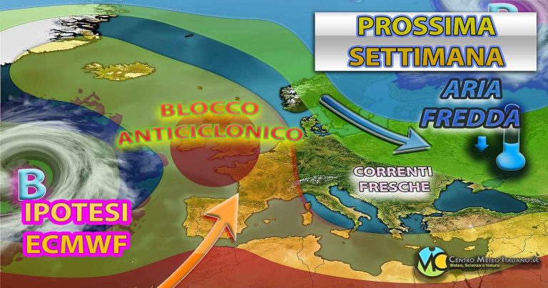 Meteo – Flusso perturbato raggiunge l’Italia nella prossima settimana con possibile ritorno del maltempo: i dettagli