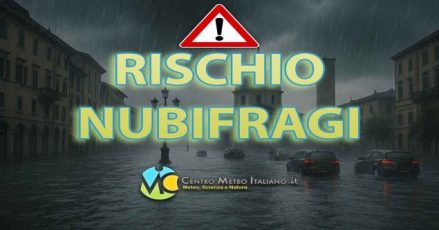 Meteo - Vortice depressionario in arrivo con ulteriore maltempo in Italia e rischio nubifragi: i dettagli