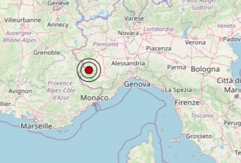 Terremoto in Piemonte oggi, martedì 14 ottobre 2025: scossa M 2.7 in provincia di Cuneo. I dati ufficiali Ingv