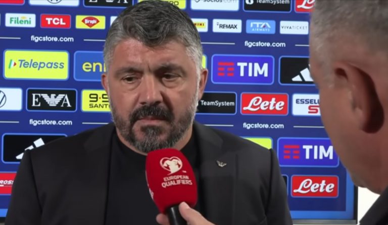 Italia-Israele 3-0, Gattuso fa una promessa in conferenza stampa: “Se non dovessimo qualificarci…”