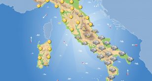 Previsioni meteo in Italia per domani 16 ottobre 2025