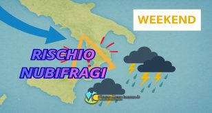 Meteo weekend: altro maltempo in arrivo tra Sabato e Domenica
